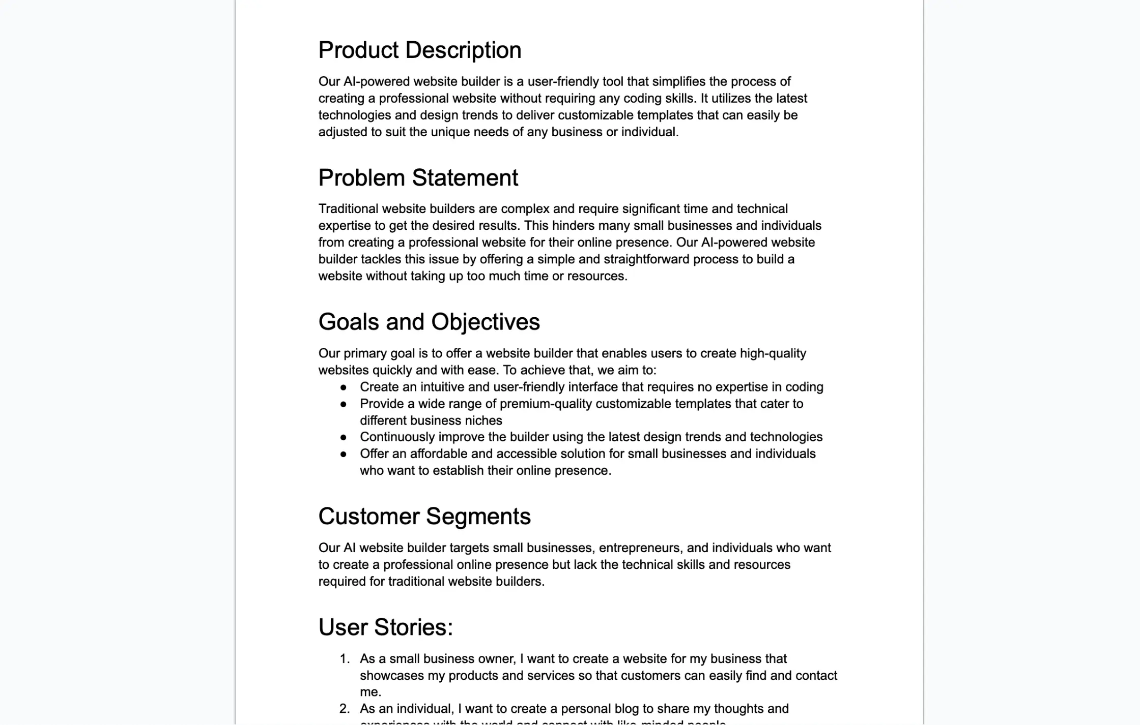 Product Requirements Document (PRD)
